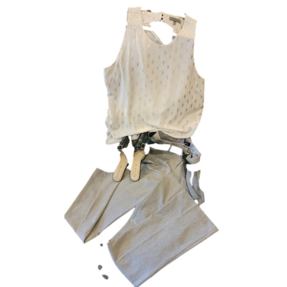 Brixon Ivy Sleeveless Open Plunge Back Top Size L - Picture 3 of 8